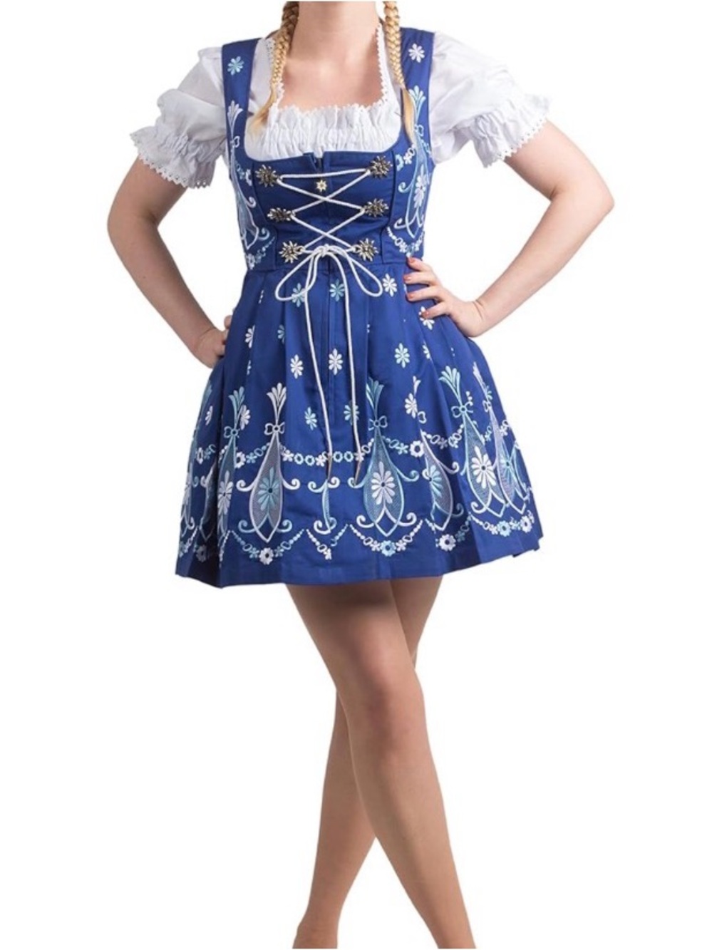 NWT German Dirndl Dress 2 Pieces for Oktoberfest Carnival Women's Size 8 38